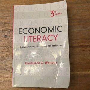 Economic Literacy by Frederick S. Weaver. Gently used.
